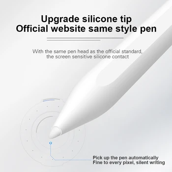 Pre iPad Ceruzka Dotykové Pero Stylus Pen Pre iPad Pro 11 12.9 2018 2020 Vzduchu 4 Vzduchu 3 10.2 7. 8. 9.7 2018 Min 5 Pre Apple Ceruzka