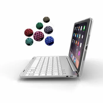 Pre iPad Mini1/2/3 Veci s 7 Farieb Podsvietenia Bluetooth Klávesnica pre iPad Mini 1 Mini 2 Mini 3 Flip Stojan pre Tablet Keyboard Prípade