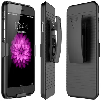 Pre iphone 5S Black Hybrid Holister Obranca Builder Prípade+SPONA Pre iphone 5SE