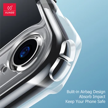 Pre iPhone SE 2020 Prípade Shockproof Kryt XUNDD Transparentný Krúžok Ochranný Kryt Skla Obrazovky Chrániče Airbag Nárazníka Prípade