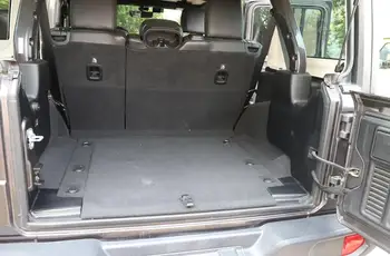 Pre Jeep Wrangler JL 2018 2019 Sahara 4 Zadné Dvere batožinového priestoru Dekoratívne Nálepky Kryt Výbava Uhlíkových Vlákien Auto Interiérové Doplnky