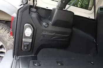 Pre Jeep Wrangler JL 2018 2019 Sahara 4 Zadné Dvere batožinového priestoru Dekoratívne Nálepky Kryt Výbava Uhlíkových Vlákien Auto Interiérové Doplnky