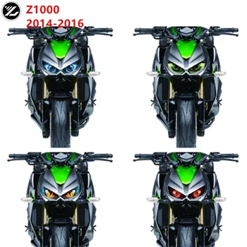 Pre KAWASAKI Z1000 Z 1000 2016 Motocyklové Príslušenstvo 3D Prednej Kapotáže Svetlometu Nálepky Stráže Nálepky Chrániť svetlo