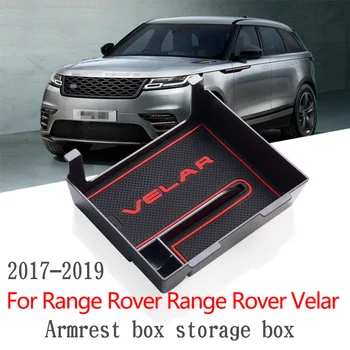 Pre Land Rover Range Rover VELAR 2017 2018 2019 Auto Strednej Úložný Box Dvere Telefónne Odkladacej Opierke, Box na Príslušenstvo