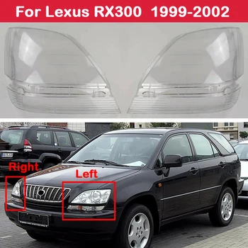 Pre Lexus RX300 1999-2002 Auto Predných Svetlometov Kryt Svetlometu Tienidlo Lampcover Vedúci svetlo svetlo Pokrýva sklo Objektívu Shell Čiapky