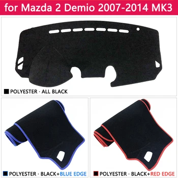 Pre Mazda 2 Demio 2007~DE Anti-Slip Mat Panel Kryt Pad Slnečník Dashmat Koberec Príslušenstvo Mazda2 2008 2009 2010 2013
