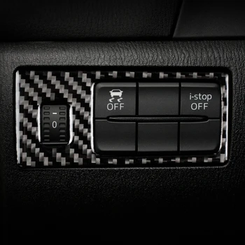 Pre MAZDA 3 Axela príslušenstvo Svetlomet úprava zdobia uhlíkových vlákien automotive interior trim stickers2017 2018