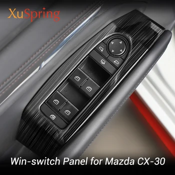 Pre Mazda CX-30 CX30 2019 2020 LHD Okno Prepnúť Panel Nastavenie Krytu Výbava Samolepky Príslušenstvo, Auto-styling