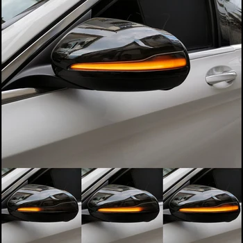 Pre Mercedes Benz C E S GLC Triedy W205 X253 W213 W222 LED Dynamický Zase Signál Blinker Sekvenčné Bočné zrkadlá Kontrolka