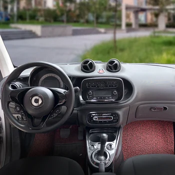Pre Mercedes, Smart 453 Fortwo forfour interiéru Vozidla modelovanie uhlíka vzor ABS plast dekorácie úprava príslušenstvo