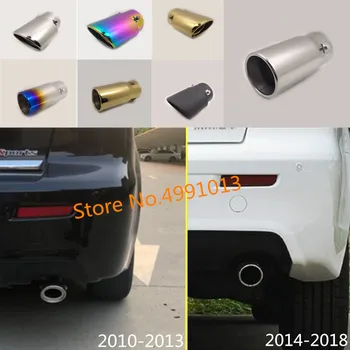 Pre Mitsubishi Lancer EX 2010 2011 2012 roky 2013-2018 auto styling zadné zadný kryt šál rúry zásuvky venovať výfukových tip chvost 1pcs