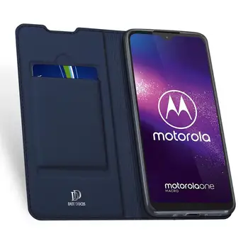 Pre Motorola MOTO G8 Plus G8 Hrať Jeden Makro Telefón puzdro Módne PU Kožené Proti pádu Kartou Flip Stojan Adsorbability