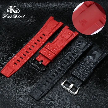 Pre MTG-B1000 Nepremokavé Športové silikónové gumy hodinky hodinky remienok s človekom, Pohodlné Mäkké Silikónové Popruh Konkávne 26mm