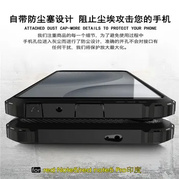 Pre Namontované Prípadoch Xiao Redmi Poznámka 5 Prípade TPU & PC Brnenie Nárazníka Puzdro na Telefón puzdro Pre Xiao Redmi Poznámka 5 Pro Kryt 5.99