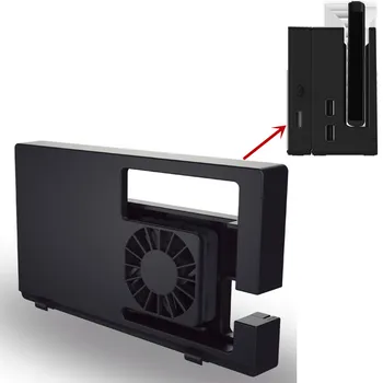 Pre Nintendo Prepínanie TV Dock Chladnejšie Nintend Prepínač NS Dokovacej Chladiaci Ventilátor Prúdenie vzduchu Systému USB Externé Ovládanie Teploty v Pohode