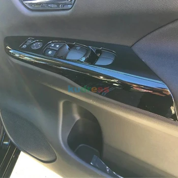 Pre Nissan Serena C27 2016 2017 2018 2019 Predné Auto Okno Výťah Prepnúť Panel Výbava kryt rámu Interiérové doplnky Nálepky RHD