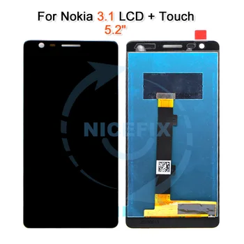 Pre Nokia 3.1 Plus LCD Displej A Dotyková Obrazovka Digitalizátorom. TA 1049 1057 1063 1070 Montáž Náhrada Za Nokia 3.1 LCD +Nástroje