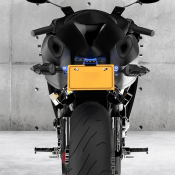 Pre Platne Držiaka Mt 09 Tracer Porta Placa Moto Yamaha Xt 600 Aprilia Triasť 750 Motocykel Jamy Šport Bike Špz Držiak