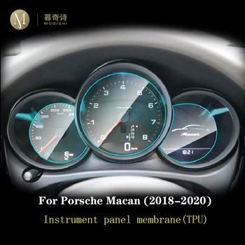 Pre Porsche Macan 2018 2019 2020 Automobilový priemysel interiér Prístrojový panel membrány LCD displej TPU ochranný film Anti-scratch film
