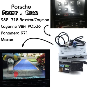 Pre Porsche Parkovací Asistent Vpredu & Bakcup Zadná kamera rozhranie Zadnej strane Pre Zlepšenie Panamera 718 Cayenne Macan 982