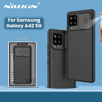 Pre Samsung Galaxy A42 5G Prípade NILLKIN CamShield Prípad, Posuňte Fotoaparát Ochranu Súkromia Zadný Kryt pre Samsung Galaxy A42 5G 12.15