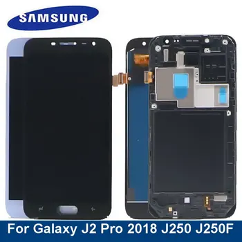 Pre Samsung Galaxy J2 Pro 2018 J250 J250F J250H J250M SM-J250 LCD Displej Dotykový Displej Digitalizátorom. Montáž s Jas Contro