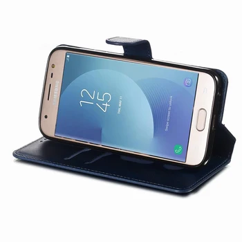 Pre Samsung Galaxy J5 Pro 2017 J530 EÚ Kryt Prípade Luxusný Magnetická Flip Peňaženky, Kožené Telefón puzdro Pre Samsung j 5 j5pro j530 Etui