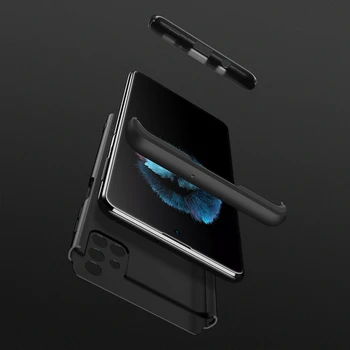 Pre Samsung Galaxy M31S Ultra Prípade GKK Shockproof 360 Plnú Ochranu Pevného PC Matný Kryt Tri etapy Kombinácia Teplej