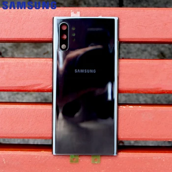 Pre Samsung Galaxy Note 10 Plus Note10 Note10+ Batéria Zadný Kryt Dvere, Pôvodné Bývanie Opravu Časti Ucha Fotoaparát Sklo Objektívu Rám