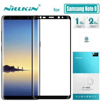 Pre Samsung Galaxy Note 8 Nillkin 3D CP+ Max Úplné Pokrytie Tvrdeného Skla Screen Protector Samsung Poznámka 8 Nilkin 9H Pevného Skla
