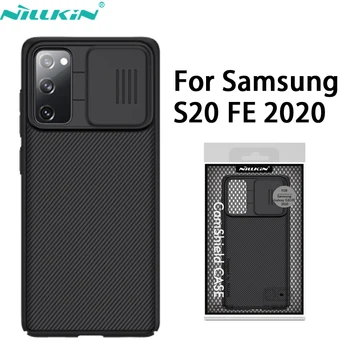 Pre Samsung Galaxy S20 FE 2020 Prípade Nillkin CamShield Posuňte Fotoaparát Kryt Na Ochranu S20FE 2020