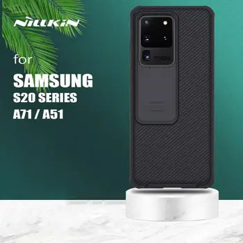 Pre Samsung Galaxy S20 Plus S20 Ultra Prípade Nillkin CamShield Prípad, Posuňte Fotoaparát ochranný Kryt pre Samsung Galaxy A51 A71 Prípade