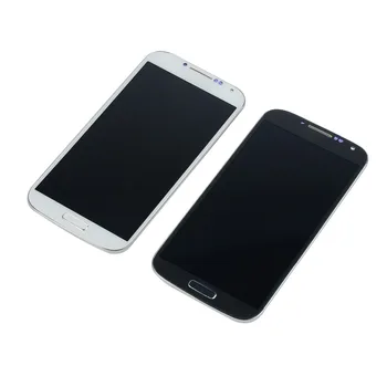 Pre Samsung Galaxy S4 I9500 I337 i9505 LCD Displej Dotykový Displej+Bývanie Uprostred Rám, Kryt+Batéria Zadný Kryt+Kryt Objektívu