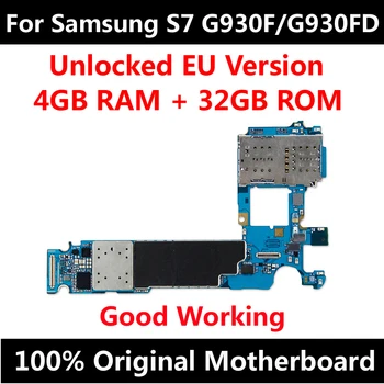 Pre Samsung Galaxy S7 G930F Doske Pôvodnej Doske Odomknutý S Čipmi IMEI OS Dobré Pracovné Logika Rada EÚ Verzia