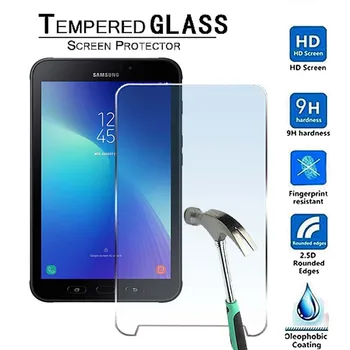 Pre Samsung Galaxy Tab Aktívny 2 WI-FI-Premium Tablet 9H Tvrdeného Skla na Obrazovku Film Protektor Stráže Kryt