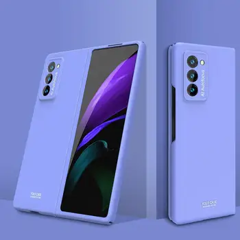 Pre Samsung galaxy Z Fold 2 Mobilný Telefón Prípade Solid Farba Matný Pevného Ultra Slim Prípade Pevného PC Ochranný Kryt Pre Galaxy Z Fold2
