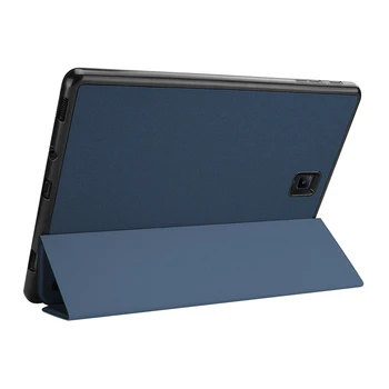 Pre Samsung TAB S4 10.5 Palcové Tablet PC Prípade Stlačte Pero Anti-Stratil Kartu Dizajn PU Ochranné puzdro