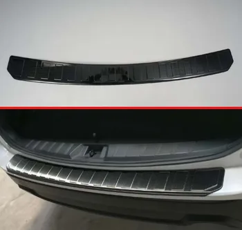Pre Subaru Forester SK 2018 2019 Nehrdzavejúcej Ocele Black titán Zadný nárazník ochrany parapet mimo šachty dekoratívne