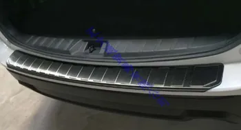 Pre Subaru Forester SK 2018 2019 Nehrdzavejúcej Ocele Black titán Zadný nárazník ochrany parapet mimo šachty dekoratívne