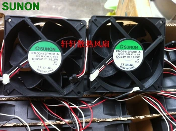 Pre Sunon PMD2412PMB1-A 12 CM dvojité guličkové ložisko ventilátor 24v 18.2 W server menič chladiaci ventilátor