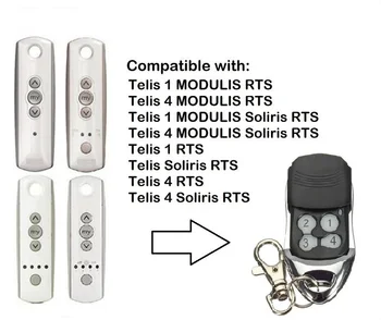 Pre Telis 4 RTS1 Soliris RTS garáž vzdialená keytis 2 RTS rozmnožovacie brány, dvere na diaľkové ovládanie 433.42 MHz ručný vysielač