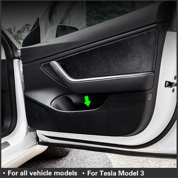 Pre Tesla Model 3 Neviditeľné dvere Auta Anti Kick Pad Ochrany Strane model troch Príslušenstvo Hrany Film Protektor Nálepky model3