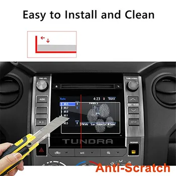 Pre Toyota-2018 Toyota Tundra Entune 6.1 Palcový Vodičov Screen Protector Vysokej Jasnosti Tvrdeného Skla Dotykový Displej