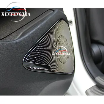 Pre Toyota Corolla 2020 4*Čierna Nerez Dvere Auta Stereofónny Reproduktor Zdobia Kryt Výbava