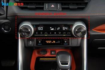 Pre Toyota RAV4 RAV 4 2019 2020 2021 Uhlíkových Vlákien Interiéru Vozidla stredovej Konzoly AC klimatizácia Prepnúť Tlačidlo Panel Kryt Výbava