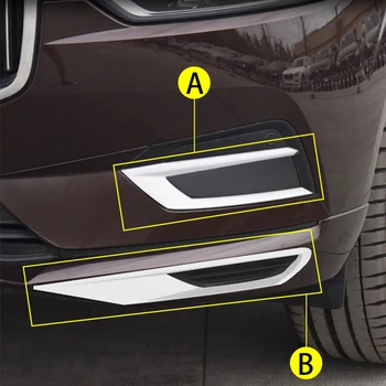 Pre Volvo XC60 2018 2019 2020 Auto Telo Detektora Auto Predné Hmlové Svetlo Lampy Kryt ABS Chrome Výbava Styling Nálepky Príslušenstvo