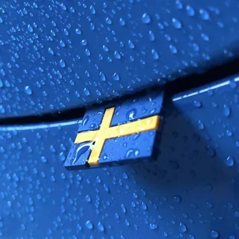 Pre Volvo XC90 S60 XC60 V70 S80 S40 V40 V50 V60 XC70 C30 XC40 S90 S70 C70 V90 Švédsko Vlajka Auto Nálepky Znak Odtlačkový Odznak Nálepky