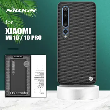 Pre Xiao Mi 10 Pro Prípade Nillkin 3D Textúrou Nylon PC, Ultra-Tenké Zadný Kryt Mäkké Hrany Telefónu Prípade pre Xiao Mi 10 Mi10 Pro Prípade