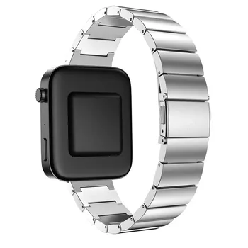 Pre Xiao MI Smart hodinky z Nerezovej ocele potítka smart príslušenstvo 18 mm Pre Mi smart hodinky GPS, NFC Fitness hodinky remienok