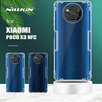 Pre Xiao Poco X3 NFC Prípade Nillkin TPU Telefón Prípade, Mäkké Silikónové Tenké Ochranné puzdro Capa pre Xiao Poco X3 NFC Globálna Verzia